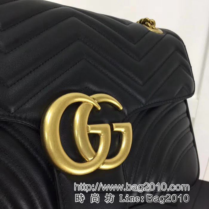 GUCCI古馳頂級原單 新款專櫃品質 實物實拍 443496 克色鏈條包 HY1176